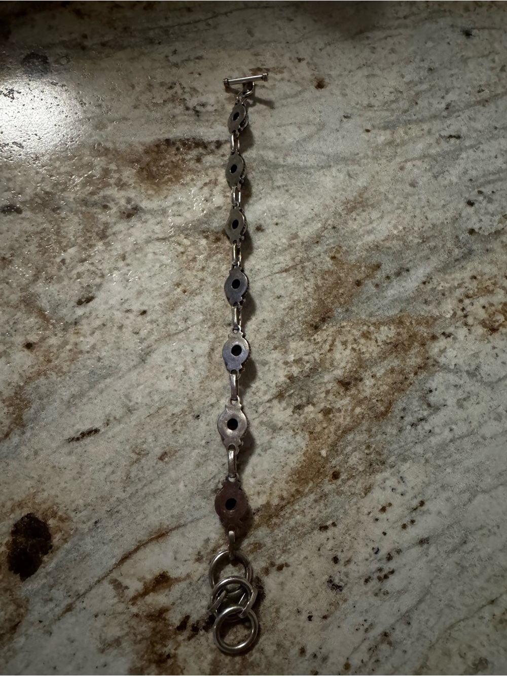 Sterling Silver Black Onyx Bracelet - Picture 2 of 4